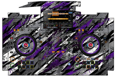 Pioneer DJ XDJ RX 3 Skin Sparkasm Purple